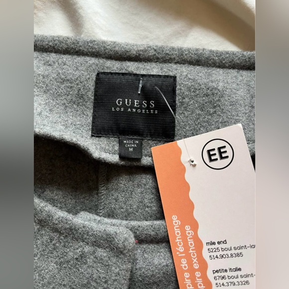 Guess Charcoal Wool Jacket - Picture 2 of 3